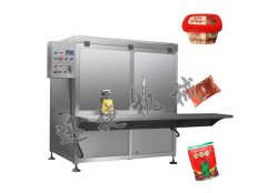 迅捷新款辣椒醬灌裝機一出手，好多機械廠家如