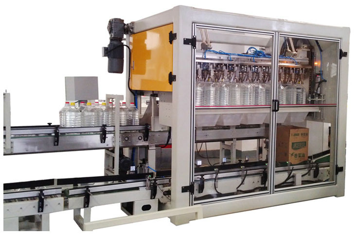 1升自動(dòng)潤滑油開裝封箱包裝機(jī)